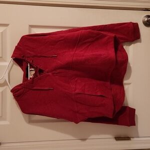 Prana Cozy Up Illana Hoodie Red Berry Heather Women’s Sz S Comfy NWT NEW NICE!